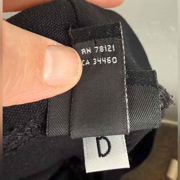 Eileen Fisher Straight Black Pants Size Large - Picture 5 of 8